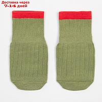 Носки детские MINAKU со стоперами цв.зеленый, р-р 14 см