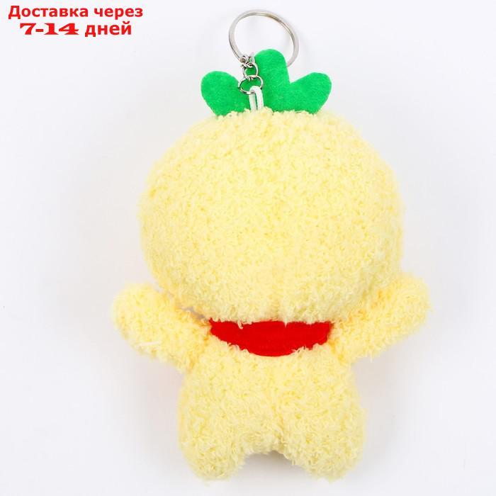 Мягкая игрушка "Утка", на брелоке, размер 14 см, цвет желтый - фото 2 - id-p227033601