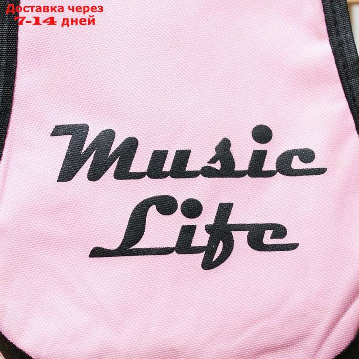 Чехол для укулеле сопрано Music Life, розовый - фото 5 - id-p227029614