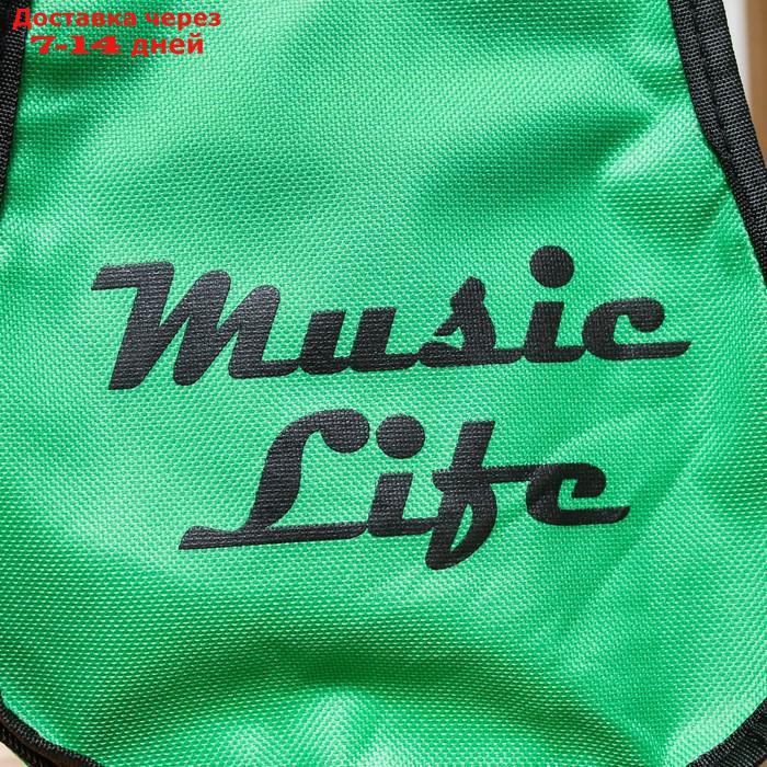 Чехол для укулеле сопрано Music Life, зелёный - фото 5 - id-p227029617