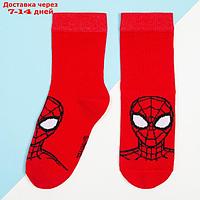 Носки для мальчика "Человек-Паук", MARVEL, 20-22 см, цвет красный