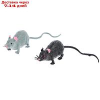 Фигурка животного тянущаяся "Мышка" МИКС