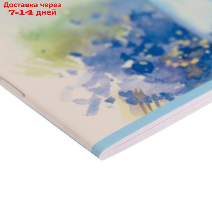 Альбом для рисования А4, 24 листа, на скрепке, "Цветочная романтика!", обложка мелованный картон, матовая - фото 4 - id-p227029688