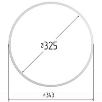 Кольцо прозрачное Ø 325 мм