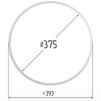 Кольцо прозрачное Ø 375 мм