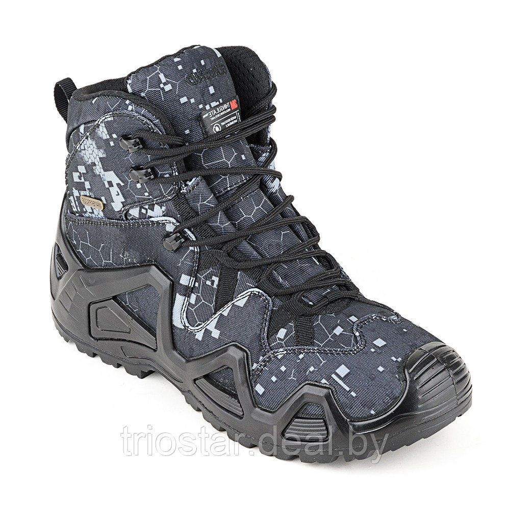 Треккинговые ботинки ELKLAND 173 (черный камуфляж) - фото 2 - id-p164046473