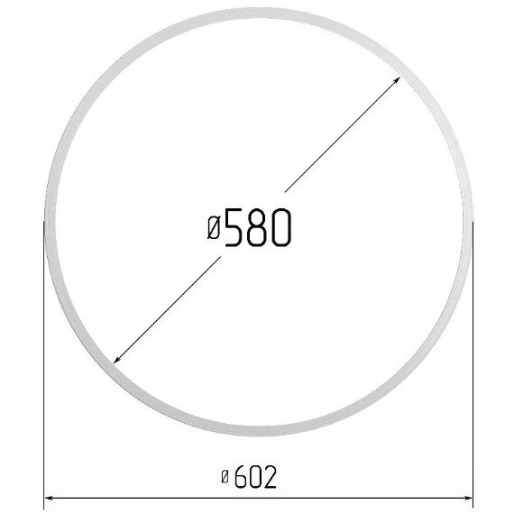 Кольцо прозрачное Ø 580 мм