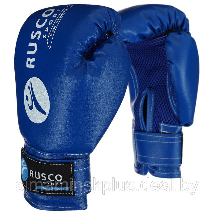 Набор боксёрский для начинающих RUSCO SPORT: мешок + перчатки, цвет синий (4 OZ) - фото 2 - id-p227172661