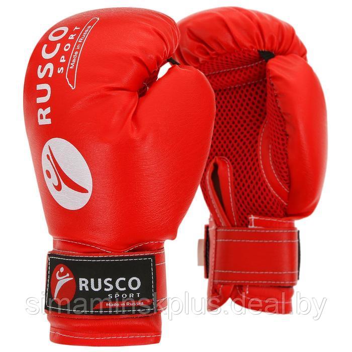 Набор боксёрский для начинающих RuscoSport: мешок, перчатки, 4 унции, цвет чёрный/красный - фото 2 - id-p227172662