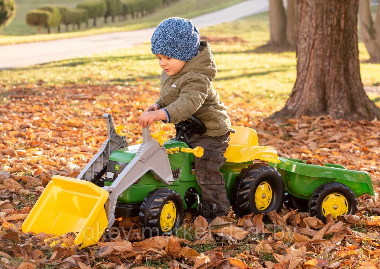 Детский педальный трактор Rolly Toys John Deere - фото 9 - id-p65605410