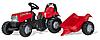 Детский педальный трактор Rolly KID Case 1170CVX с прицепом 012411, фото 2