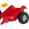 Детский педальный трактор Rolly KID Case 1170CVX с прицепом 012411, фото 5
