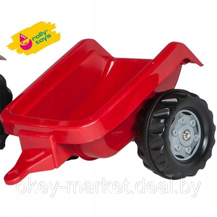 Детский педальный трактор Rolly KID Case 1170CVX с прицепом 012411 - фото 9 - id-p65650065