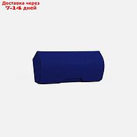 Футляр для очков на магните, 15.5 см х 4 см х 6.5 см, салфетка, цвет синий