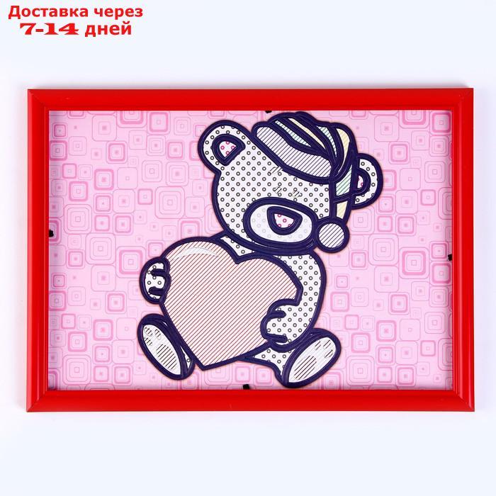 Набор для творчества "Baby Paillette" Мишка с сердечком - фото 2 - id-p227042666