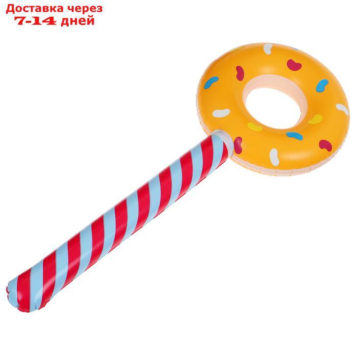 Игрушка надувная "Пончики" d=30 см, h=80 cм, цвета микс - фото 1 - id-p227036694