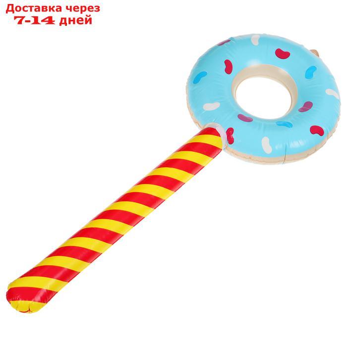Игрушка надувная "Пончики" d=30 см, h=80 cм, цвета микс - фото 3 - id-p227036694