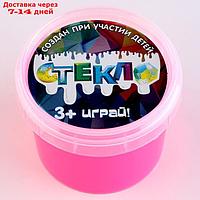 Слайм "Стекло" "Party Slime", 90 гр, розовый неон