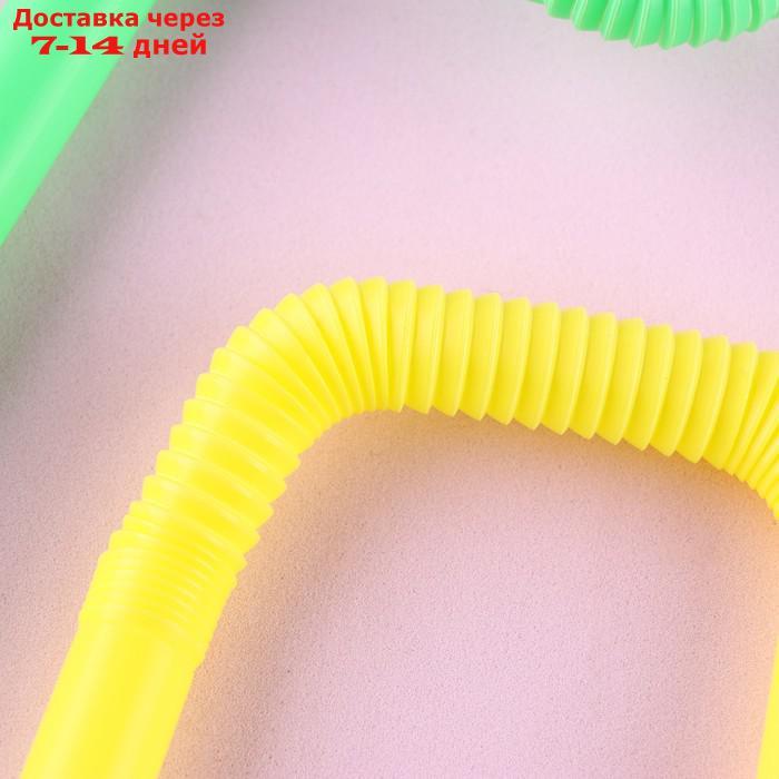 Трубочки для коктейля пластиковые, в наборе 6 штук, диаметр 10 мм, цвета МИКС - фото 3 - id-p227037110