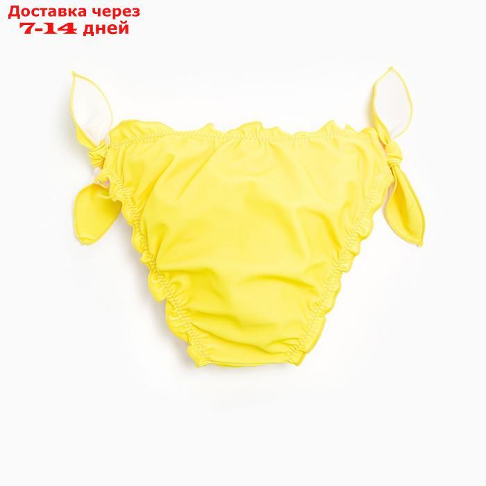 Плавки для девочек, цвет жёлтый, рост 98-104 см - фото 3 - id-p227043215