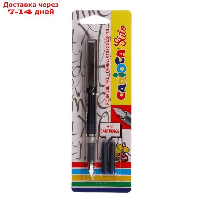 Ручка перьевая Carioca "Stilo", 3 картриджа, корпус МИКС, блистер - фото 1 - id-p227049671