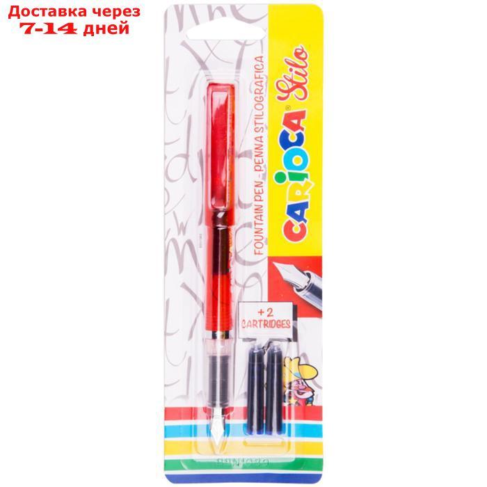 Ручка перьевая Carioca "Stilo", 3 картриджа, корпус МИКС, блистер - фото 4 - id-p227049671