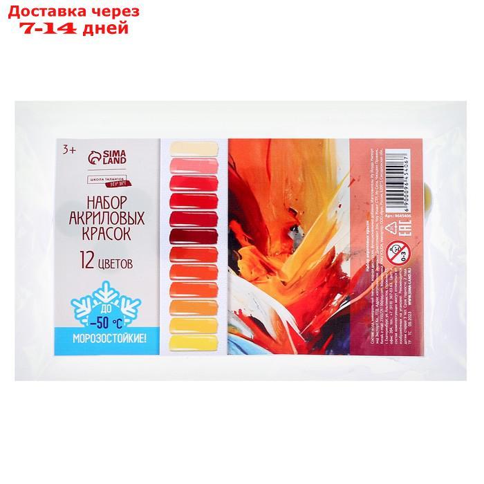 Набор акриловых красок " Огненное настроение" , 12 цветов - фото 4 - id-p227051426
