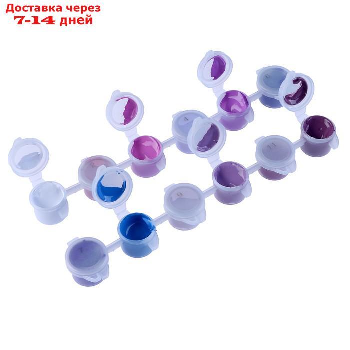 Набор акриловых красок " Фиолетовый бум" , 12 цветов - фото 3 - id-p227051428