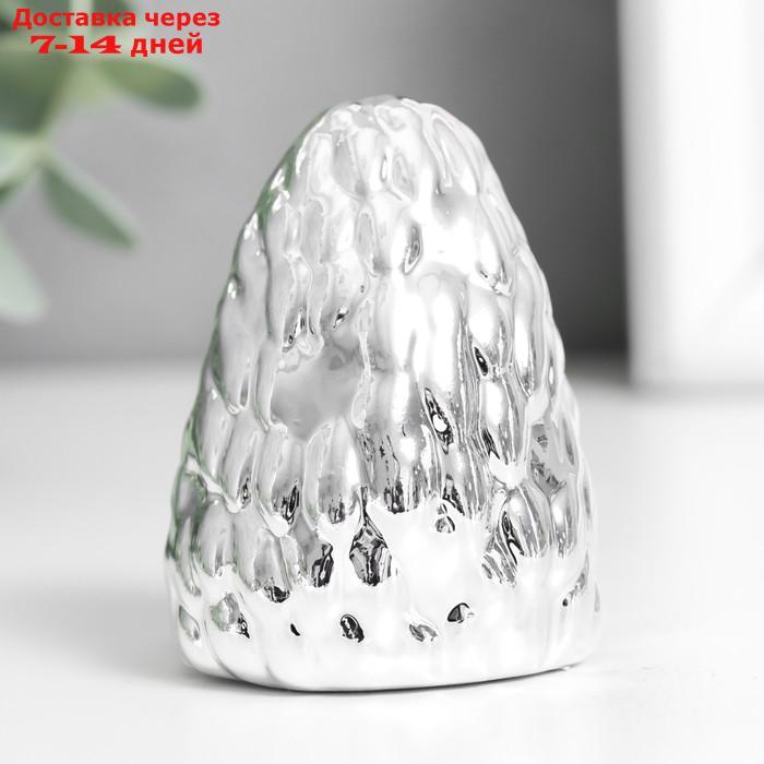 Сувенир керамика "Ёжик" серебро 5х4,5х6,7 см - фото 4 - id-p227037161