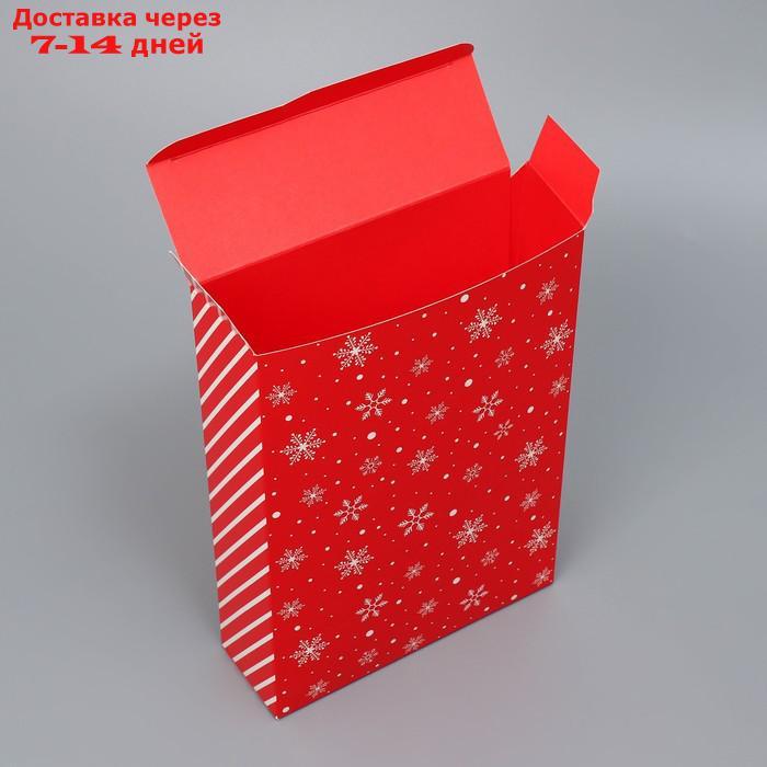 Складная коробка "Подарок от Деда Мороза", 21× 15 × 5 см - фото 4 - id-p227065376