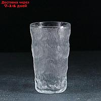 Стакан стеклянный Доляна "Бланш", 350 мл, 13,5×8 см