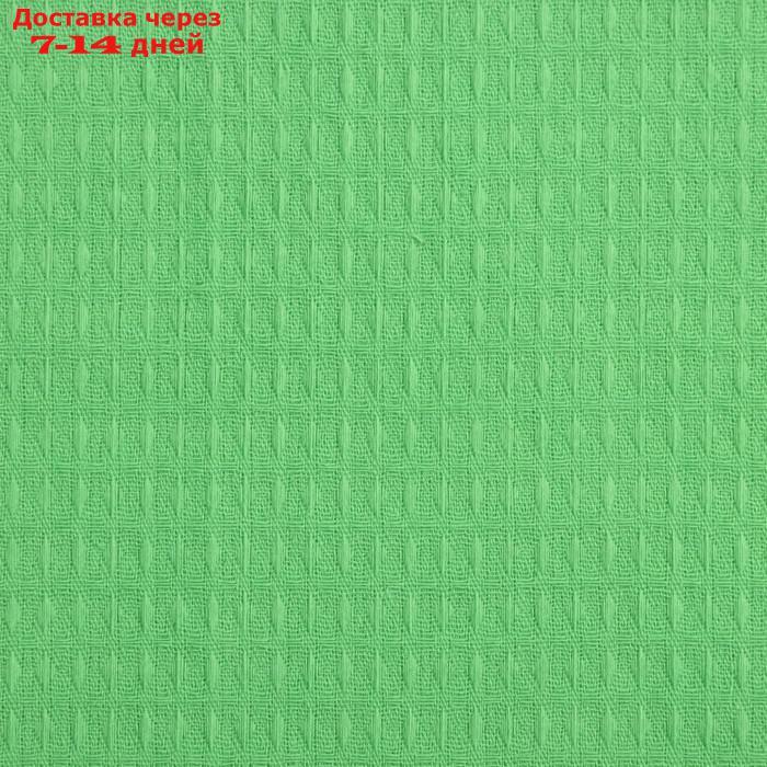 Набор полотенец Доляна цв. светло-зелёный, 40х60 см - 2 шт, 100% хл, вафля 170 г/м2 - фото 3 - id-p227051558