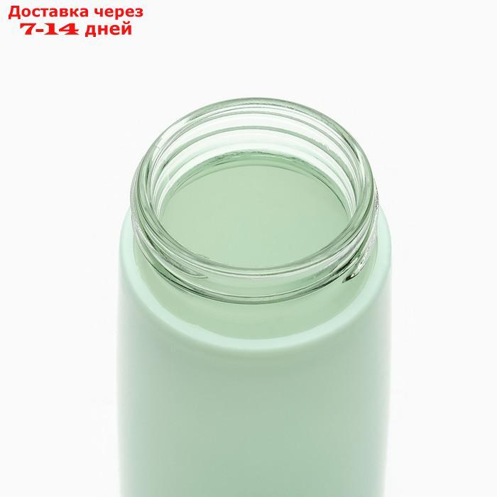 Бутылка для воды из стекла "Мастер К", 400 мл, зелёная - фото 3 - id-p227037316