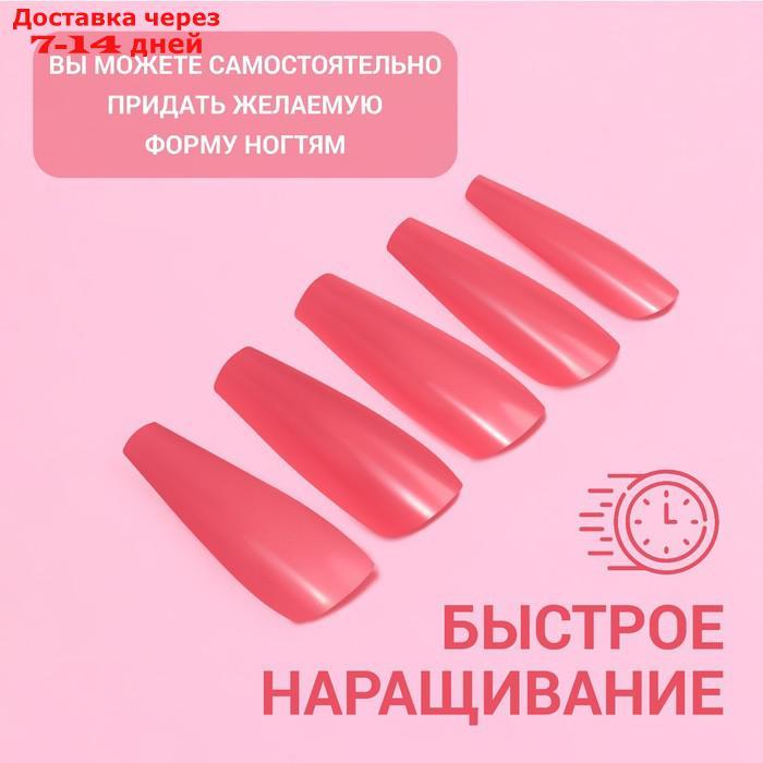 Типсы для наращивания ногтей, набор, 100 шт, розовые - фото 2 - id-p227053606