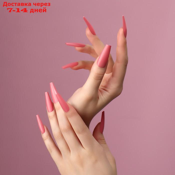 Типсы для наращивания ногтей, набор, 100 шт, розовые - фото 4 - id-p227053606