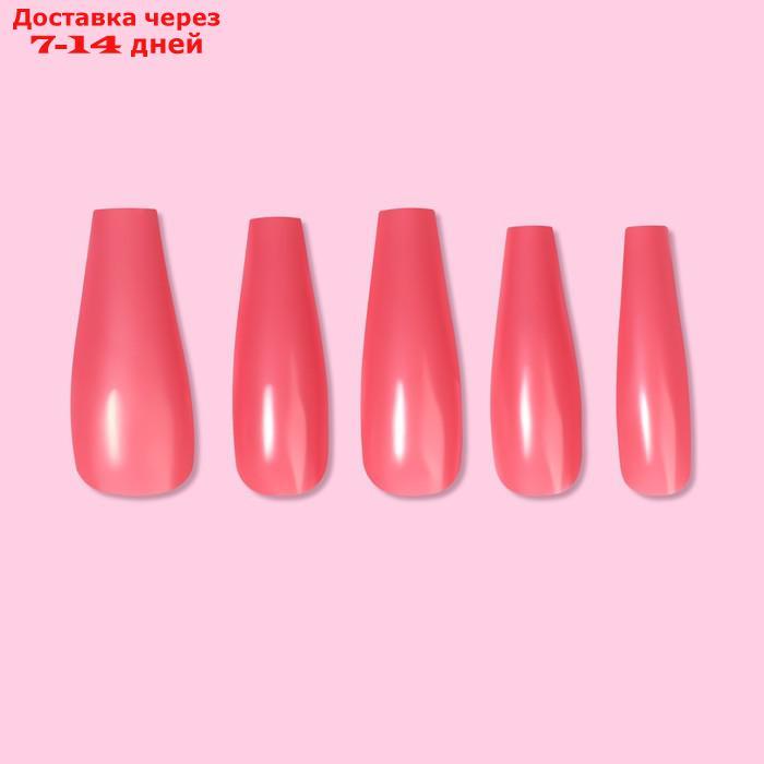 Типсы для наращивания ногтей, набор, 100 шт, розовые - фото 5 - id-p227053606