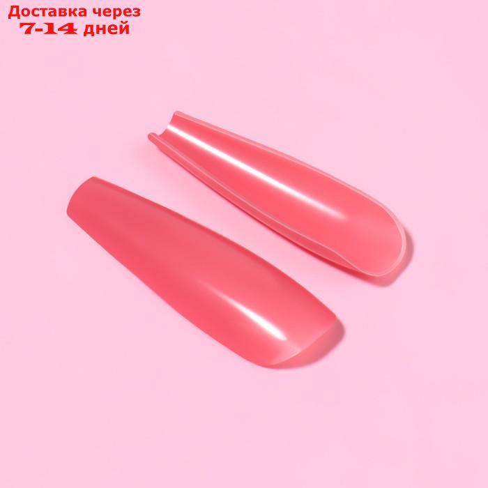 Типсы для наращивания ногтей, набор, 100 шт, розовые - фото 6 - id-p227053606