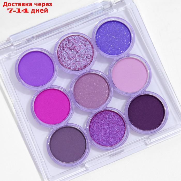 Палетка теней для макияжа Purple Sky, 12 цветов - фото 5 - id-p227042071