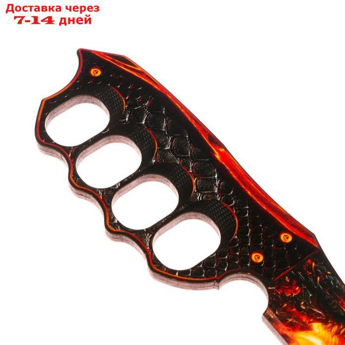 Сувенирное оружие нож-костет "Дракон", 27 х 6,5 см - фото 3 - id-p227043710