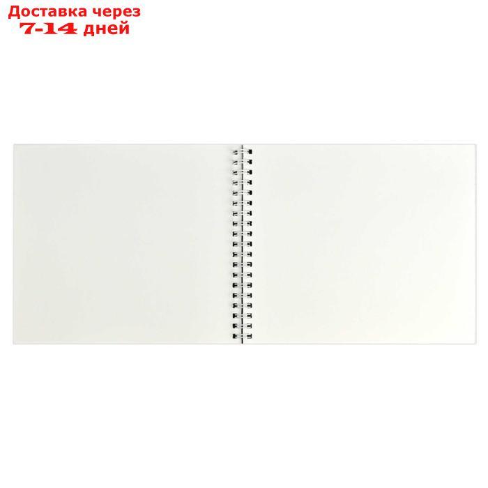 Скетчпад, 168 x 195 мм, 30 листов, на гребне, "ТЕХНО ТИГРА", обложка мелованный картон, тиснение фольгой , - фото 3 - id-p227067819