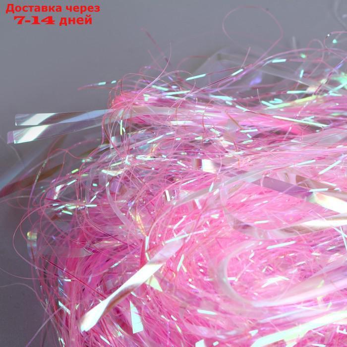 Набор для творчества и декора перья белые + наполнитель, цвет розовый - фото 4 - id-p227073916