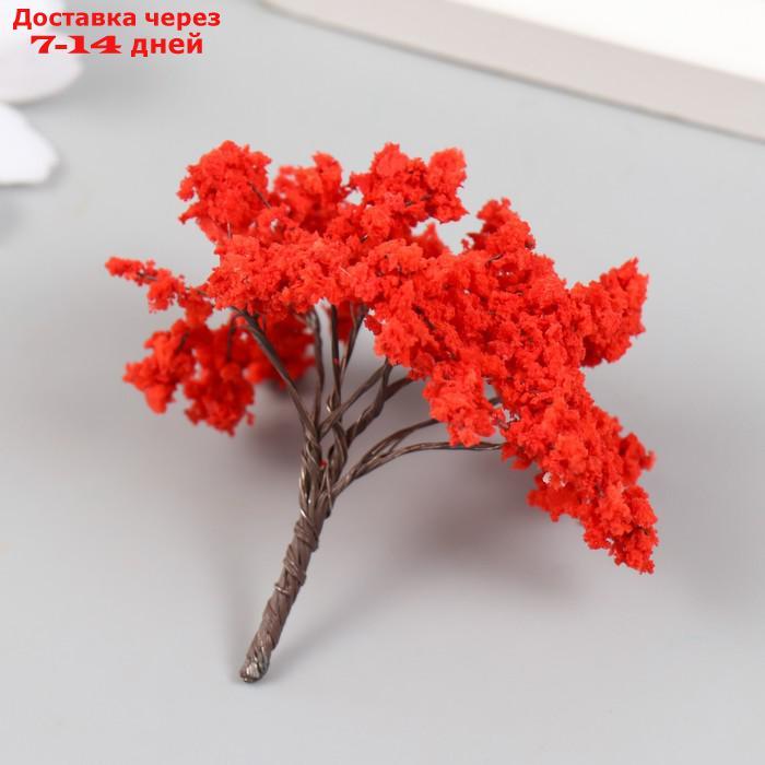 Искусственное растение для творчества пластик "Красный клён" 6х7,3 см - фото 3 - id-p227050270