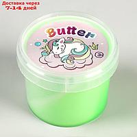 Слайм "Стекло", серия Butter, зеленый цвет, 75 грамм