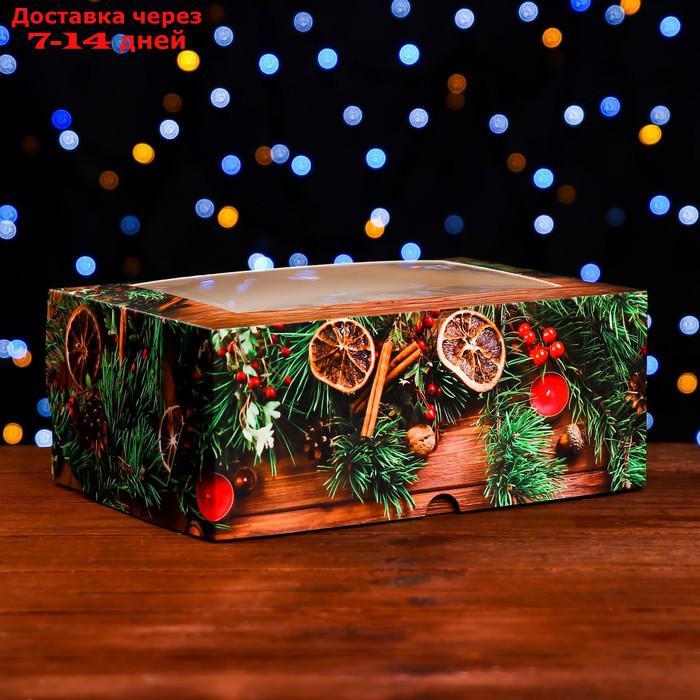Упаковка на 6 капкейков с окном "Подарок для тебя", 25 х 17 х 10 см - фото 5 - id-p227064428