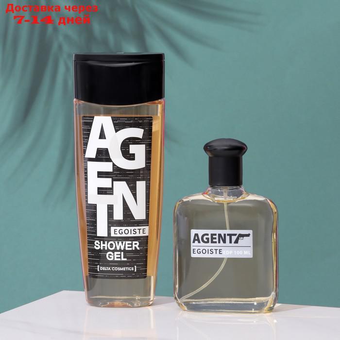Подарочный набор для мужчин Agent Egoiste: гель для душа, 250 мл+ парфюмерная вода, 100 мл - фото 2 - id-p227065669