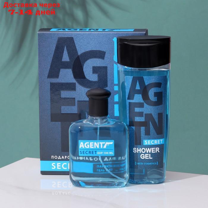 Подарочный набор для мужчин Agent Secret: гель для душа, 250 мл+ парфюмерная вода, 100 мл - фото 1 - id-p227065674