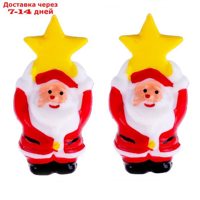Миниатюра кукольная "Дед Мороз со звездой", набор 2 шт., размер 1 шт. 3,7 × 2,3 см - фото 5 - id-p227056525