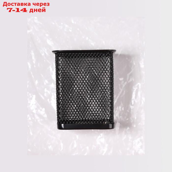 Подставка для хранения маникюрных/косметических принадлежностей, 9,5 × 8 см, цвет чёрный - фото 7 - id-p227072965
