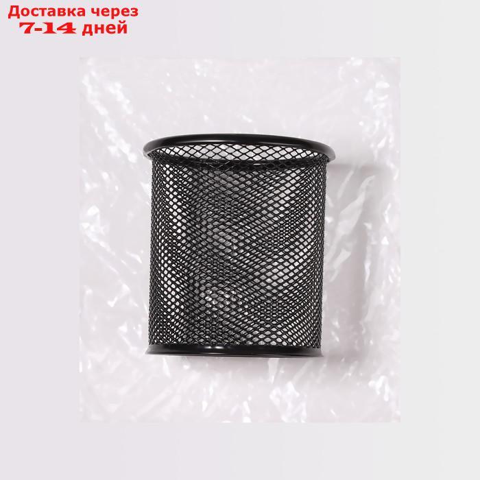 Подставка для хранения маникюрных/косметических принадлежностей, 10 × 9 см, цвет чёрный - фото 6 - id-p227072966