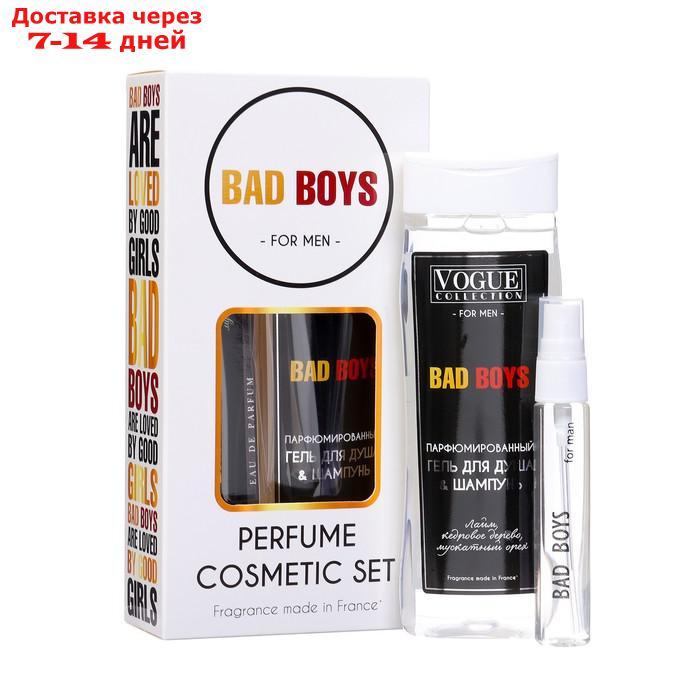 Подарочный набор мужской Bad Boys: гель для душа, 250 мл + парфюмерная вода, 33 мл - фото 1 - id-p227071989